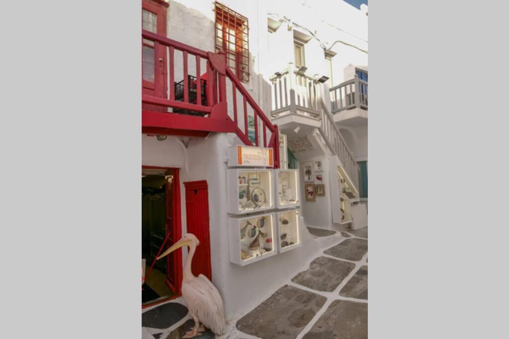 Traditional Myconian Studio In The Heart Of Chora Mykonos Town Exterior foto